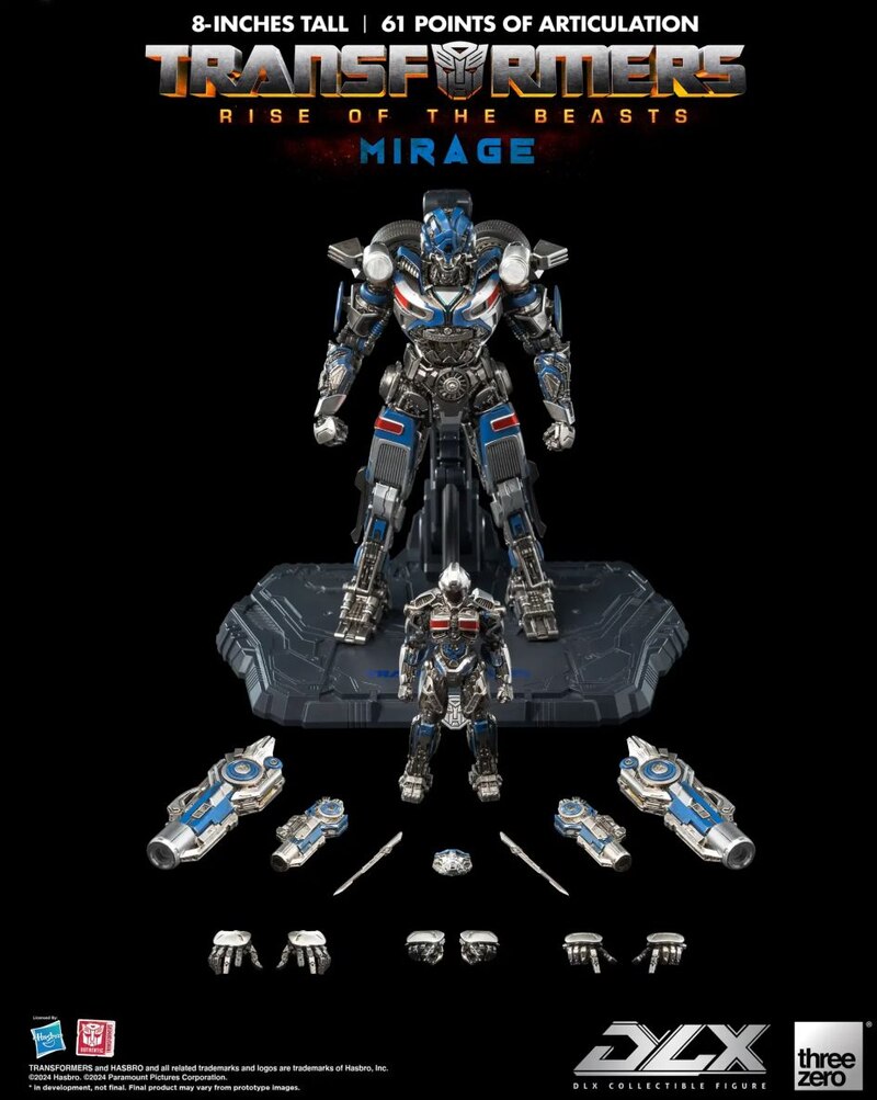 Transformers: Rise of the Beasts DLX Mirage Official Images & Details  PRORDER NOW!