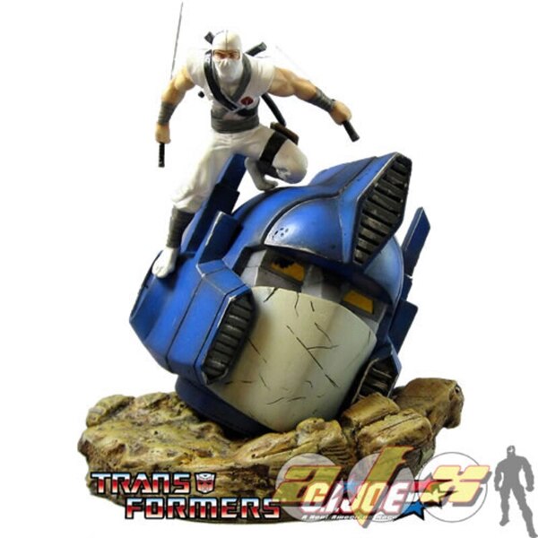 New Storm Shadow Vs Optimus Prime Statue Pics