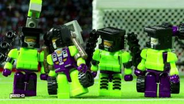 Transformers Kre-O Ultimate Defender - Devastation on the Soccer Field Stop Motion Animation