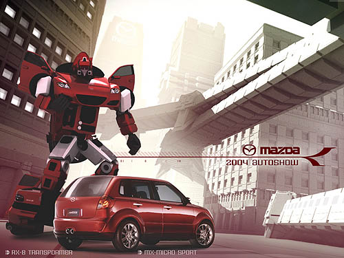 Mazda's RX-8 Transformer Site Updated