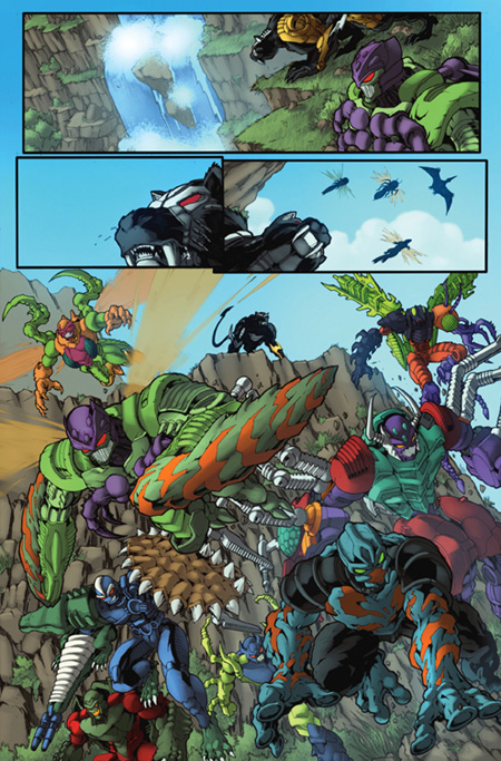 Art Du Jour: Beast Wars: The Gathering #4 Preview